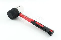 Киянка резиновая MATRIX 680г черно-белая резина