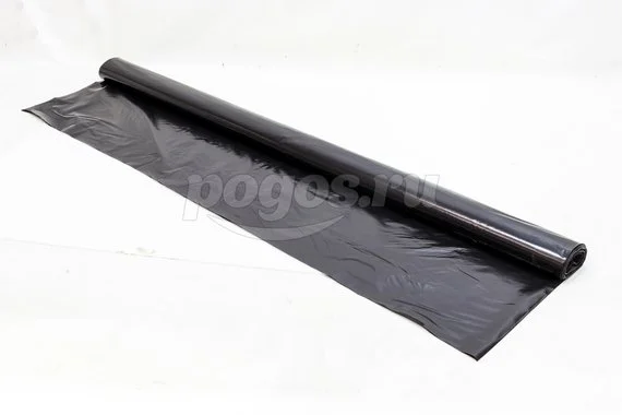 Пленка полиэтиленовая 100мкр шир.1,5м рукав черн.10м