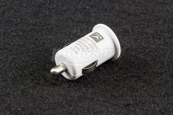 Автозарядка в прикуриватель белый USB (АЗУ) (5Вт,100mA) REXANT