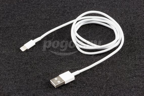 Кабель USB Lightning для iPhone original copy 1:1 белый 1м  REXANT