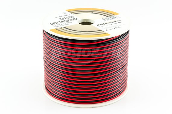 Акустический кабель 2х1,5 красно-черн PROCONNECT