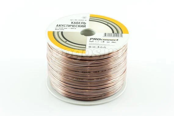 Акустический кабель 2х0,35 прозрачный Blueline PROCONNECT