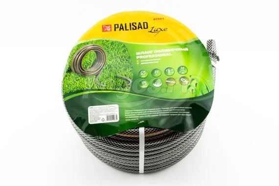 Шланг поливочный 15мм (1/2") армированный 4х слойный 25м Professional Luxe PALISAD