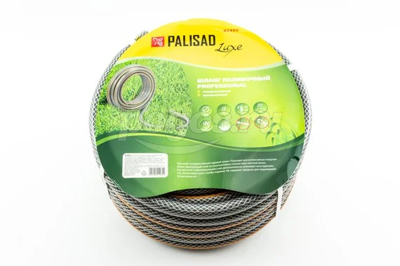 Шланг поливочный 15мм (1/2") армированный 4х слойный 15м Professional Luxe PALISAD