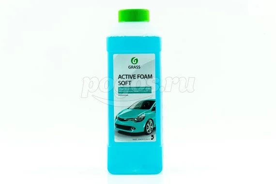 Автошампунь для бесконтактной мойки Active Foam Soft 1кг GRASS