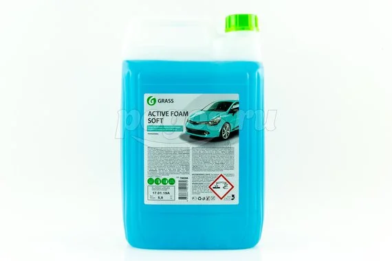 Автошампунь для бесконтактной мойки Active Foam Soft 5,8кг GRASS