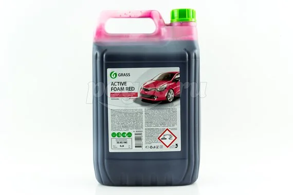 Автошампунь для бесконтактной мойки Active Foam Red 5,8кг GRASS