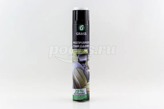 Очиститель велюра и обивки салона пенный аэрозоль 750мл GRASS