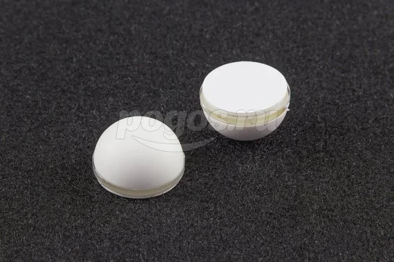 Стопор д/двери настенный d-22мм самоклейкий, белый 2шт