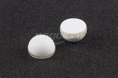 Стопор д/двери настенный d-22мм самоклейкий, белый 2шт