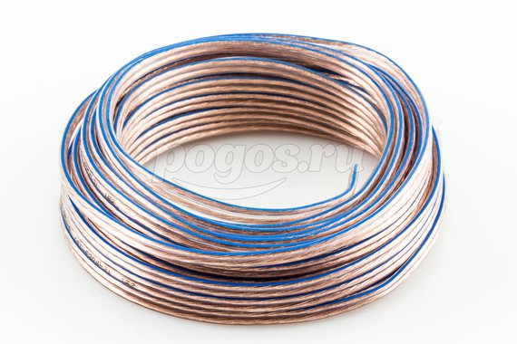 Акустический кабель 2х0,75 прозрачный 10м Blueline PROCONNECT