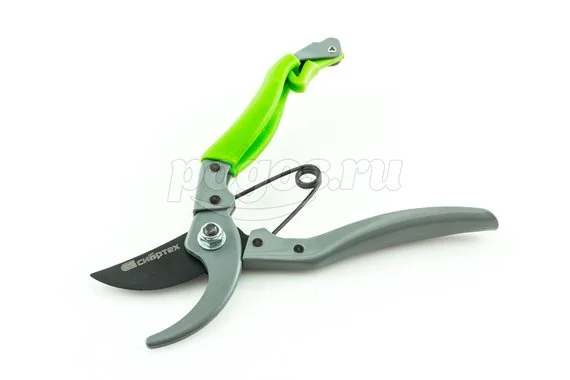 Секатор 220мм  d-18мм прямого реза, металлическая рукоятка СИБРТЕХ