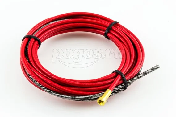 Канал стальной изолированный 1-1,2 красный 5м AURORA
