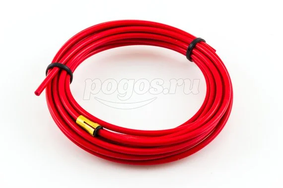 Канал тефлоновый 1-1,2 красный 4м AURORA