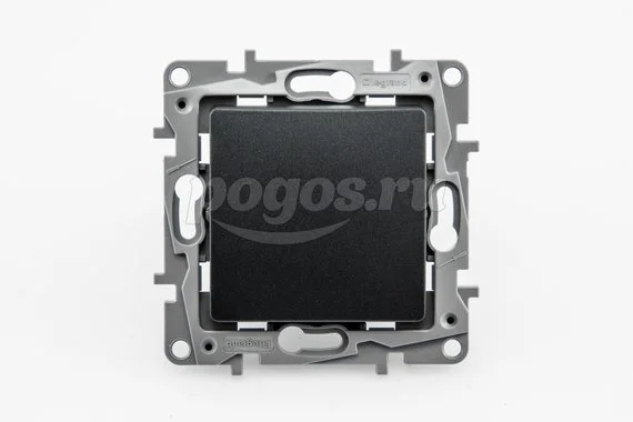 Выключатель 1кл 10А 230В антрацит Etika LEGRAND