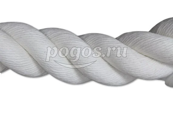 Канат хлопчатобумажный d-40мм 5600кгс 3-х прядный