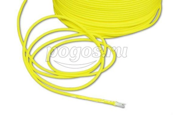 Шнур парашютный 250кг желтый  Paracord 550