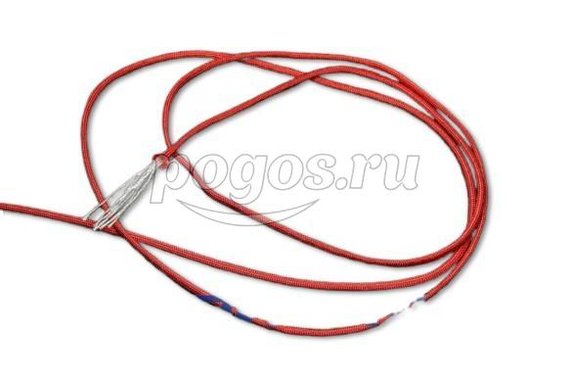 Шнур парашютный 250кг красный  Paracord 550