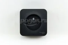 Розетка 1ая б/зк 16А 250В о/у антрацит Blanca  SCHNEIDER ELECTRIC