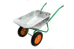 Тачка КЭМ 200кг/100л 2 колеса оцинкованная усиленная