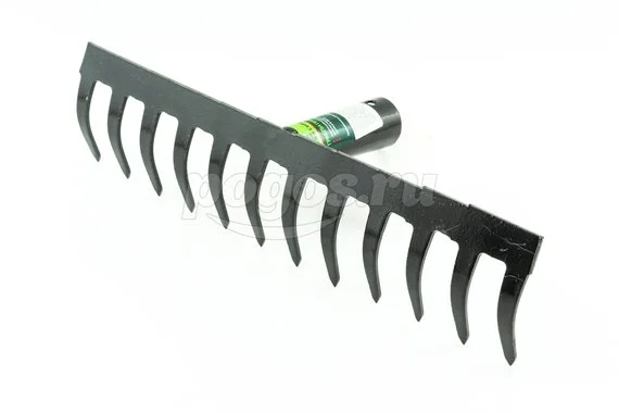 Грабли 12 зубцов 320мм прямые без черенка Ермошин  СИБРТЕХ