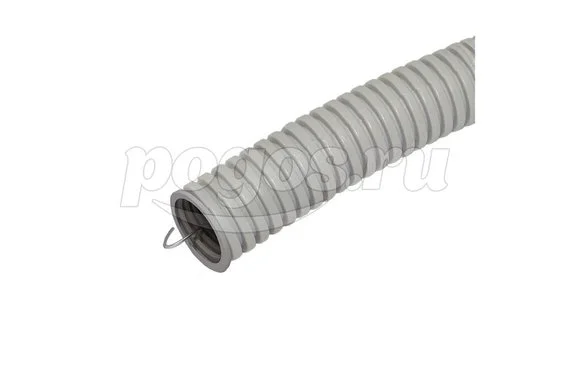 Труба гофрированная ПВХ 16мм с зондом, бухта 10м 