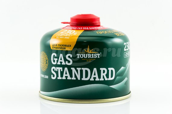 Баллон газовый 230г для портативных приборов GAS STANDART  TOURIST /24/