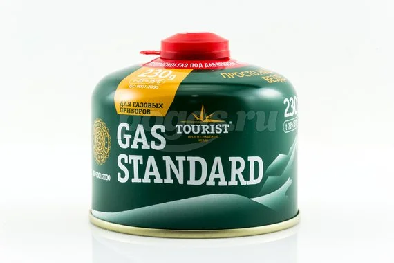 Баллон газовый 230г для портативных приборов GAS STANDART TOURIST