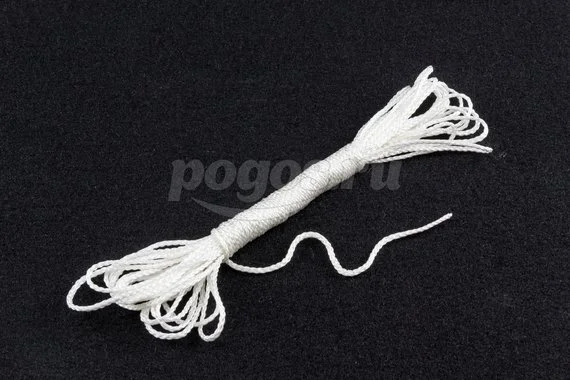 Фал капроновый 2мм, 10м, 120кгс плетеный