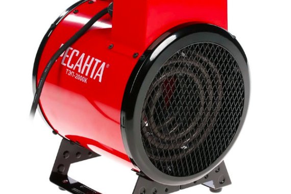 Пушка электрическая 220V 2,0кВт 250м3/час 3 режима ТЭП-2000К РЕСАНТА