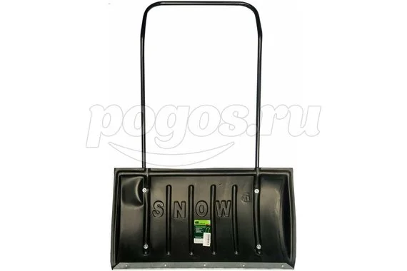 Пластиковый движок для снега с П-образной ручкой 790х450мм СИБРТЕХ Россия 61594