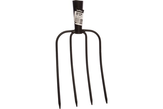 Вилы   4-х рогие садово-огородные кованные без черенка  GRINDA