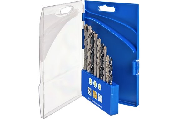 Набор сверл 9 шт металлу/бетону/дереву 5 6 8 мм ПРАКТИКА