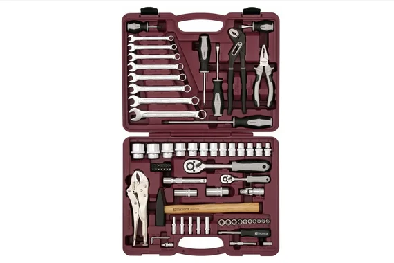 Набор инструментов 6-ти гран. 1/4" 1/2"  72 предмета  THORVIK