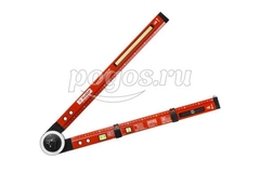 Уровень-угломер складной 3 глазка 500мм Мастер  ЗУБР