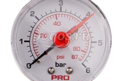 Манометр d 53мм 1/4" 6 bar  ProFactor
