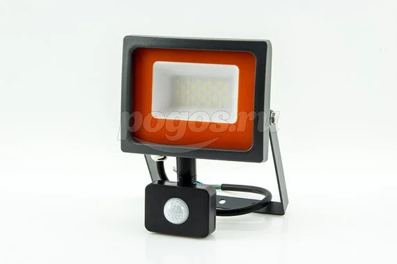 Прожектор светодиодный 30W 6500К IP44 с датчиком движения JAZZWAY