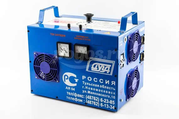 Устройство зарядно-пусковое 220В мак.зарядный ток 10А старт 300А ДУГА