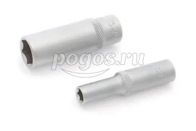 Набор головок 6-ти гран. удлинен. 1/4" (4-14) 13 предметов  Дело Техники