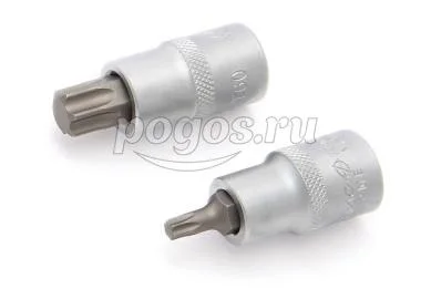 Набор головок Е-профиль (Е10-Е24) и головок Torx (Т20-Т70) 1/2" 19пр. ДЕЛО ТЕХНИКИ