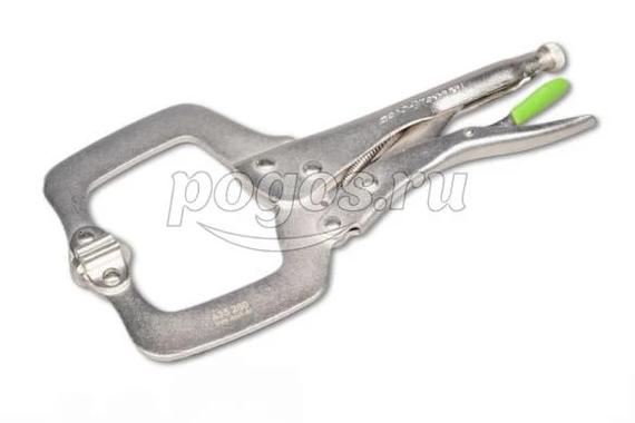 Зажим с фиксацией С-тип 280 мм  Дело Техники