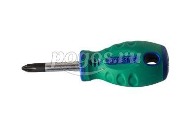 Отвертка крестовая PH2*38мм ANTI-SLIP GRIP  JONNESWAY