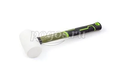 Киянка резиновая 340гр белая, фиберглассовая ручка   Дело Техники