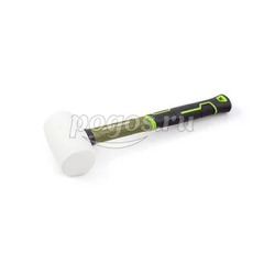 Киянка резиновая 340гр белая, фиберглассовая ручка   Дело Техники