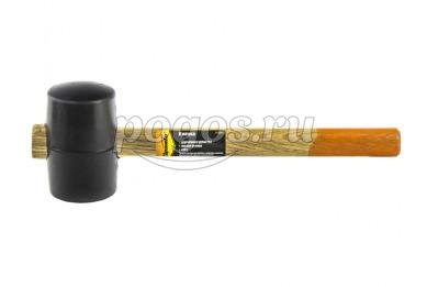 Киянка резиновая 450гр черная, деревянная ручка   Sparta