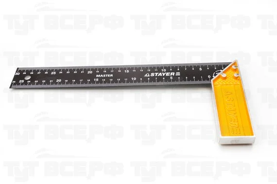 Угольник столярный, 300мм, стальное полотно Heavy Duty  STAYER 
