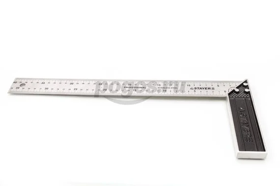 Угольник столярный, 400мм, гравированная шкала, нержавеющее полотно 37мм Profi  STAYER 