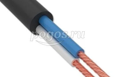 Провод ПВС 2*1,5 ГОСТ 7399-97 черный