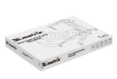 Кран гидравлический 2т высота подъема 2,2м MATRIX 567325
