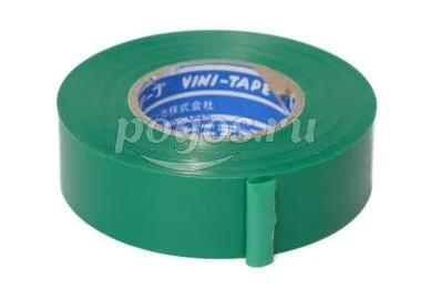 Изолента 234W 0,13мм*19мм*20м зеленая  VINI TAPE